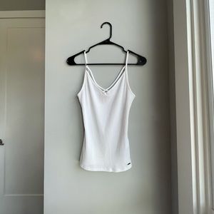 Hollister White Cross Cami Size: S